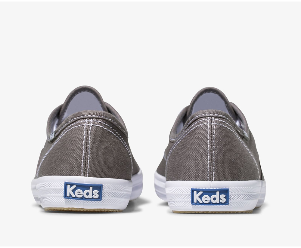 Tenis Keds Mujer Grises Oscuro - Champion Originals - 1594-KMBTG